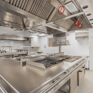 Kitchen Hood Suppression Installation