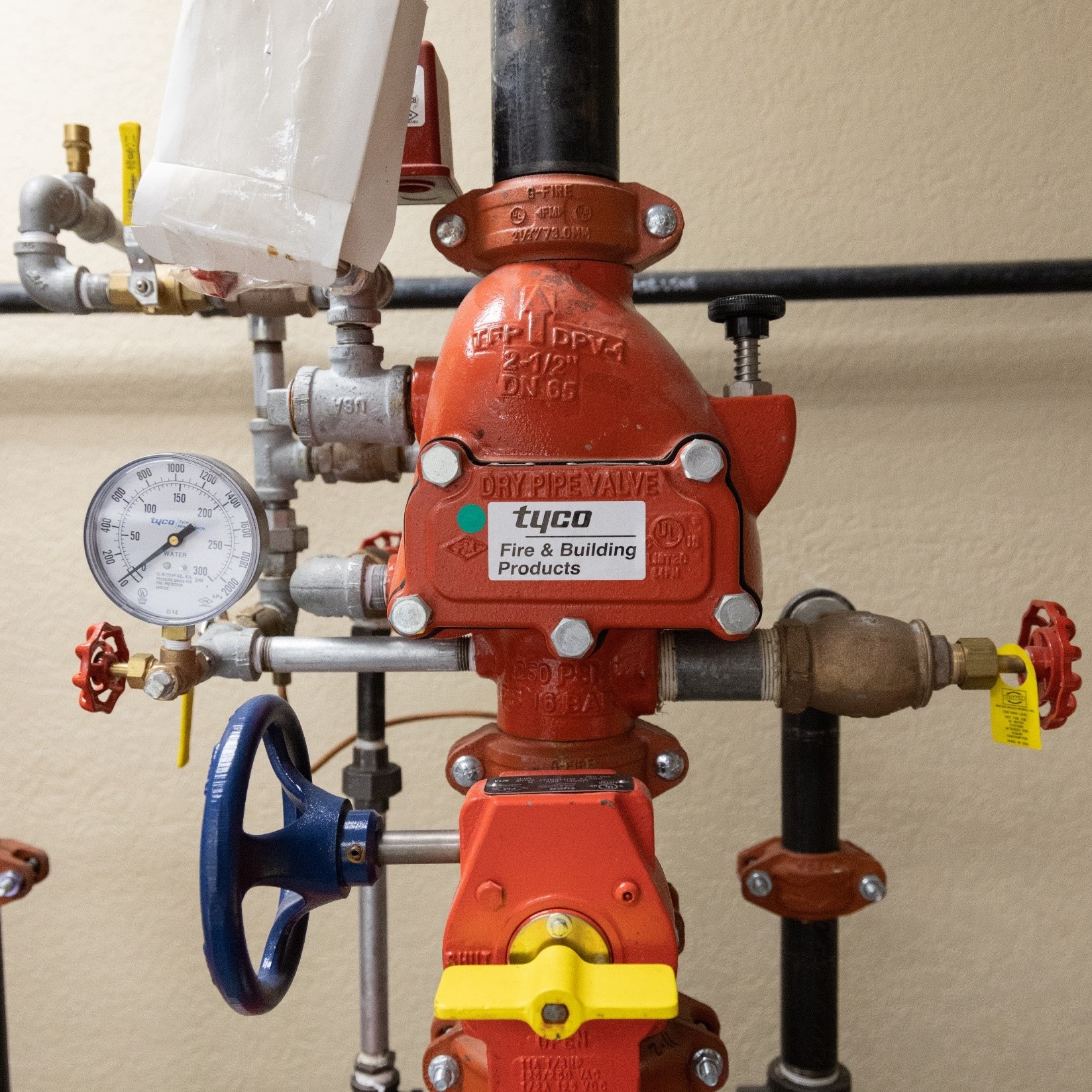 Services for Valves in a Fire Suppression System