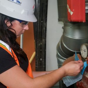 Fire System Inspection in Progress
